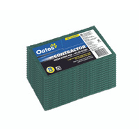 OATES CONTRACTOR SCOURERS 15 PK GREEN