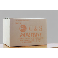 CLEAN & SOFT Interleaved Toilet Paper - 250sheets
