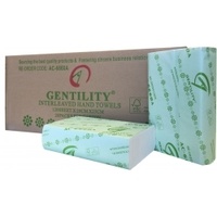 GENTILITY Hand Towel Green 120S 1Ply 19cm X - 25cm