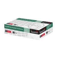 BASTION - Gloves Powder Free Vinyl Clear - Large