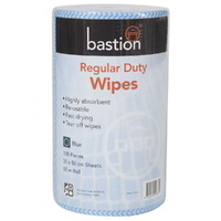 BASTION Regular Duty Wipes 65m- Blue