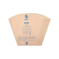 PACVAC Dust Bag - Disposable - Paper - Cone - 10pk