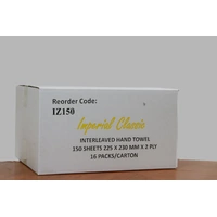 IMPERIAL CLASSIC Interleaved Hand Towel Slimfold  23x23 