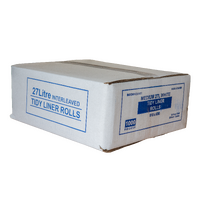 27L Bin Liner - K/T WT 510x650 50x20R - 1000Ea/C