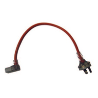 CLEANSTAR IEC Leads Orange Straight Angle