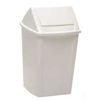 SABCO 30L Swing Top Tidy Bin (White)
