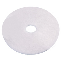 SABCO WHITE 400MM POLISH PADS 1 PK