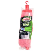 SABCO Contractor Cotton Mop 400g Red