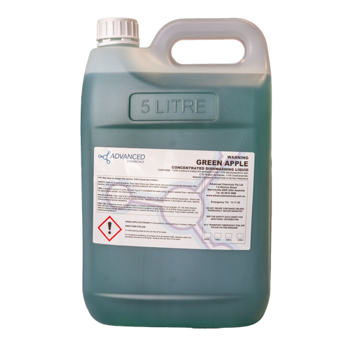 ADVANCED CHEMICALS Green Apple Dishwashing Liquid - 5L