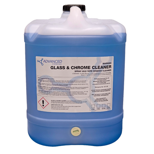 ADVANCED CHEMICALS Glass & Chrome Cleaner - 20L