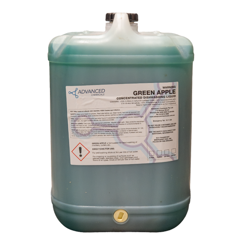 advanced chemicals 25l green apple