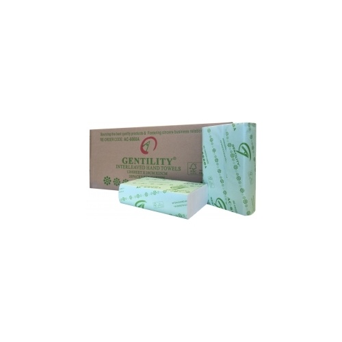 GENTILITY Hand Towel Green 120S 1Ply 19cm X - 25cm