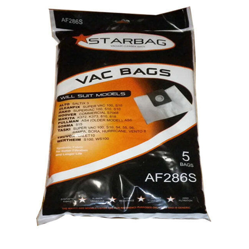 CLEANSTAR Vacbag 5Pk Hoover Synthetic 1Box Af286S