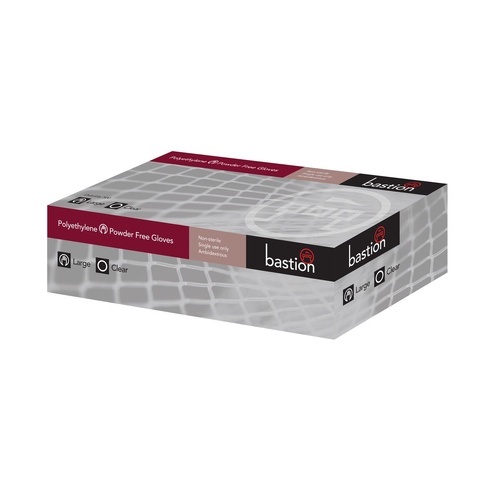 BASTION Polyethylene Gloves - Clear - 500