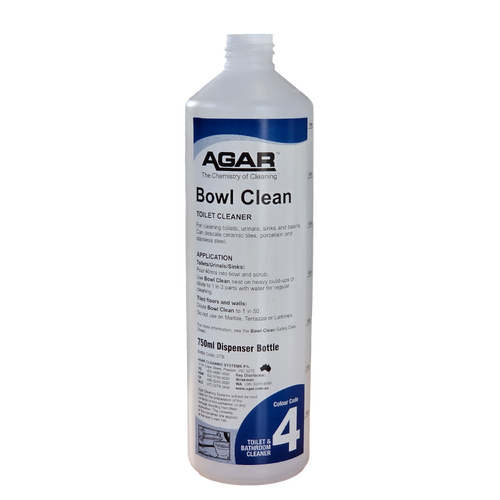 AGAR SQ/Bottle - Bowl Clean - 750mL