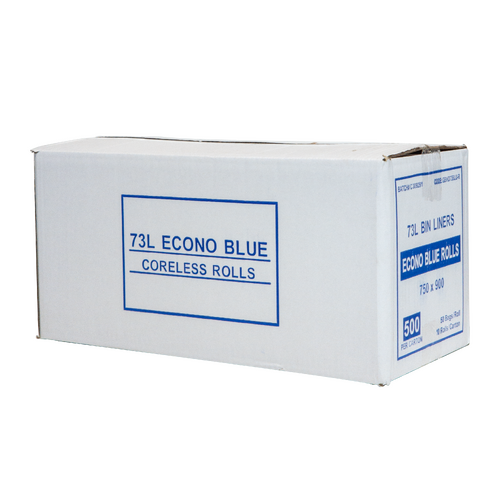 73L Bin Liner - BL 750x900 - Econo 50X10R - 500Ea/C