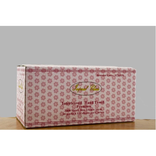 IMPERIAL CLASSIC I/L Ultraslim Hand Towel 23x24cm 150S 16P/C