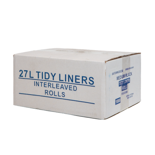 27L Bin Liner - Kitchen Tidy R/1000 Black