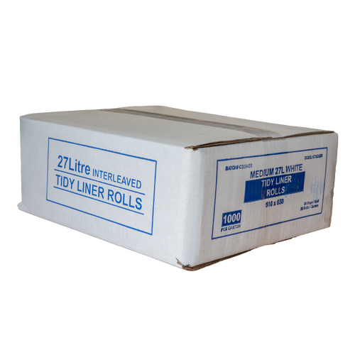 27L Bin Liner - K/T WT 510x650 50x20R - 1000Ea/C