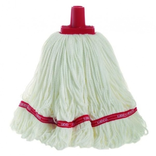 SABCO Red Microfibre Round Mop Head - 350g