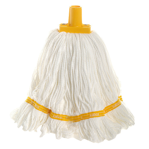 SABCO M/F Round Mop Head Yellow