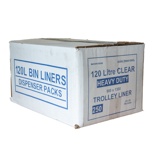 120L Bin Liner - NT 900x1300 Trolley - 250Ea/C